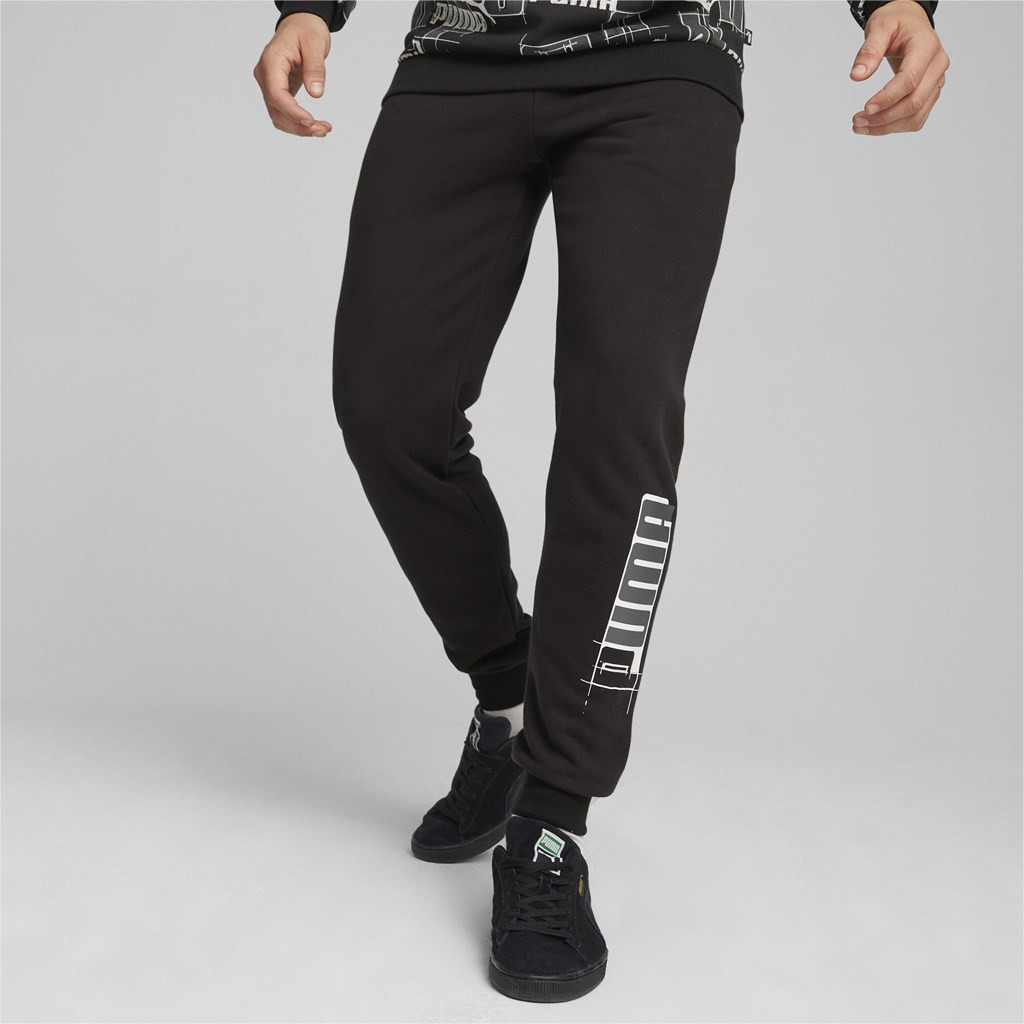 Levně Puma ESS+ LOGO LAB Sweatpants TR cl Pánské tepláky
